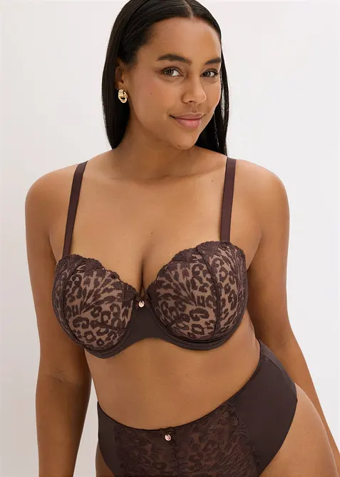 Balconette-BH med nydelig broderi, bonprix