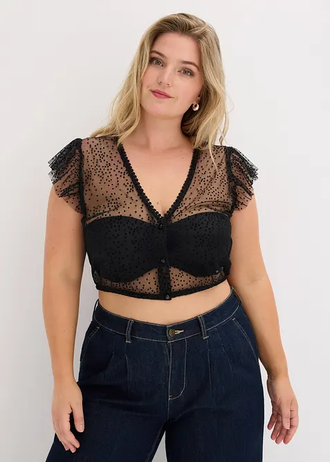 Tyrolerbluse, bonprix