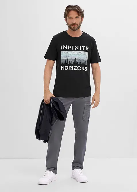 T-skjorte i 100% &oslash;kologisk bomull, bonprix