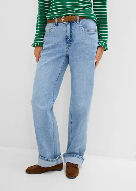 Loose Straight-jeans High Waist, bonprix