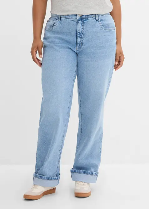 Loose Straight-jeans High Waist, bonprix