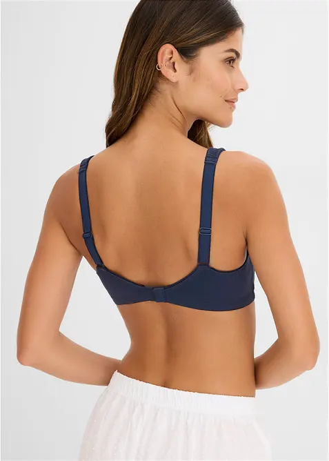 BH uten b&oslash;yle, med &oslash;kologisk bomull (2-pack), bonprix
