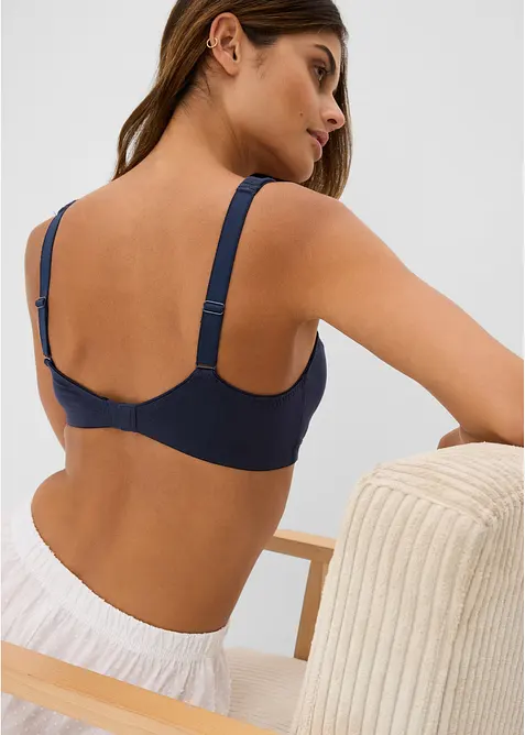 BH uten b&oslash;yle, med &oslash;kologisk bomull (2-pack), bonprix
