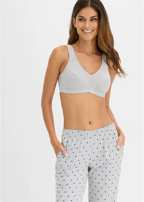 BH uten b&oslash;yle, med &oslash;kologisk bomull (2-pack), bonprix