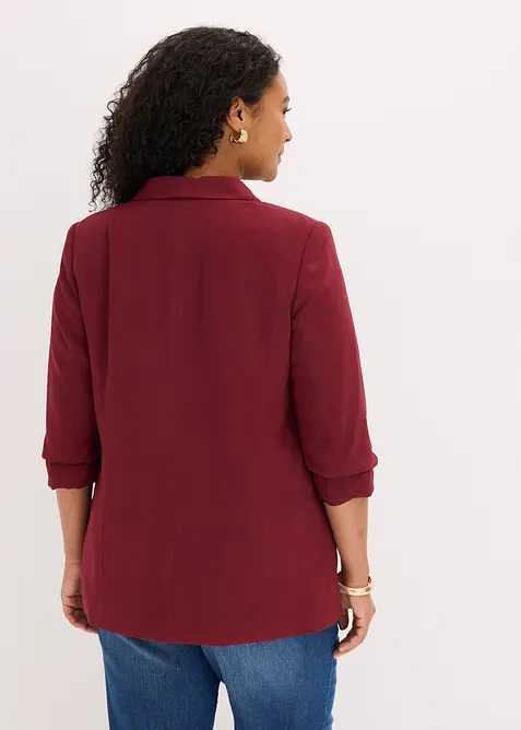 Lang blazer med draperte ermer, bonprix