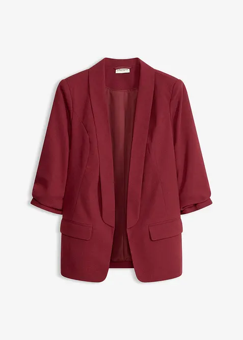 Lang blazer med draperte ermer, bonprix