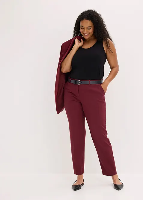 Dressbukse med press, bonprix