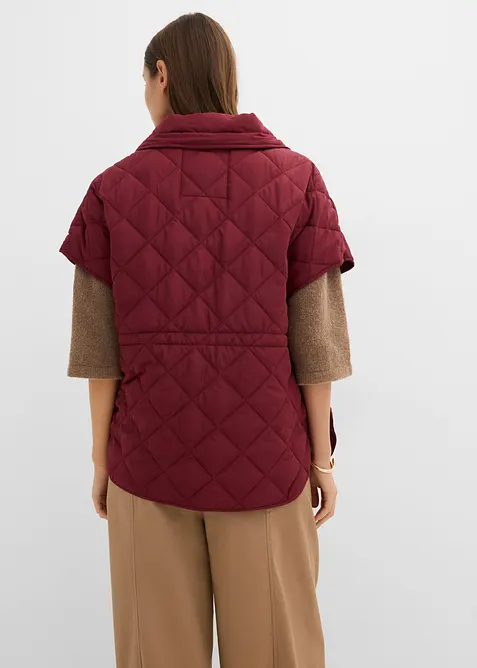 Oversized, vattert funksjonsvest, vannavvisende, bonprix