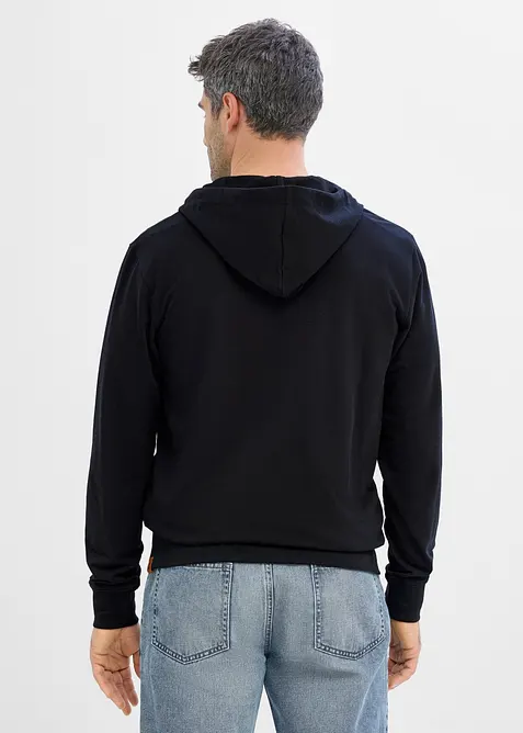 Hettejakke med detaljer i imitert skinn, bonprix