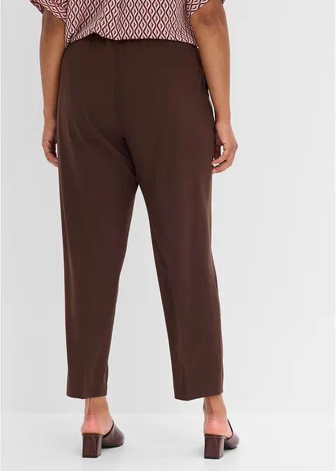 Pull on-bukse med press, bonprix
