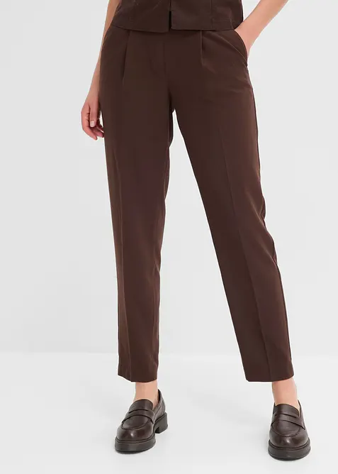 Pull on-bukse med press, bonprix