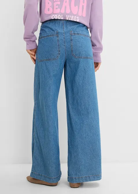 Wide leg-jeans, High waist, bonprix