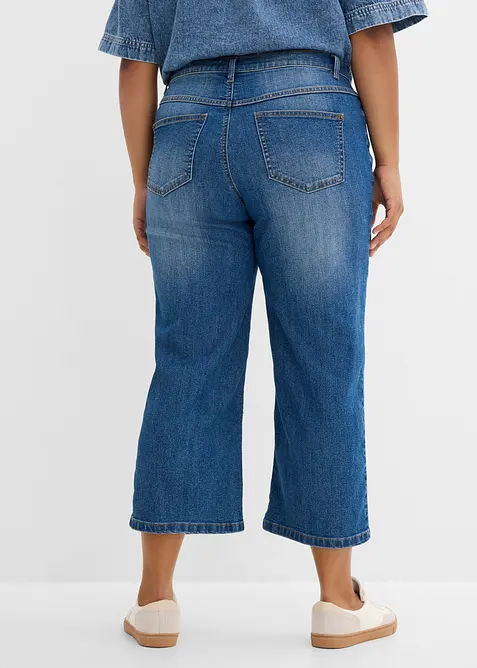 Wide leg-jeans, Mid waist, bonprix