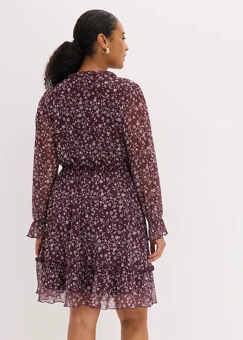 Minikjole i tynn mesh, bonprix