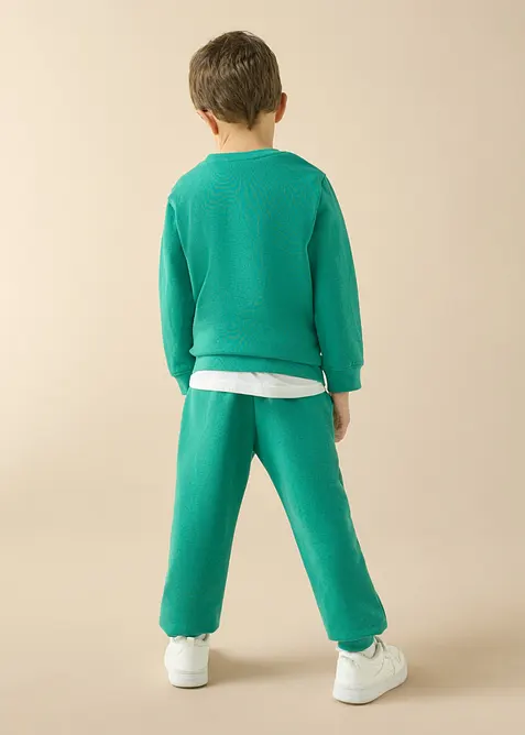 Sweatshirt i myk bomullsmiks (2-pack), bonprix
