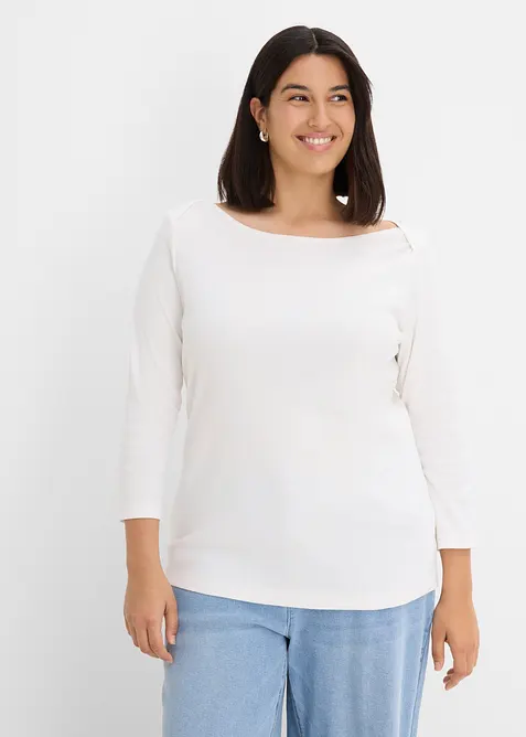 Topp i 100% &oslash;kologisk bomull, bonprix