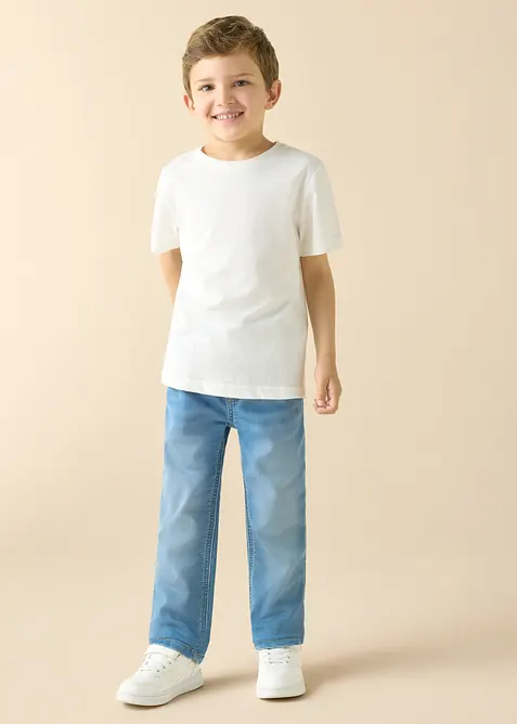 Regular Fit sweat-slip on-jeans, Straight, bonprix