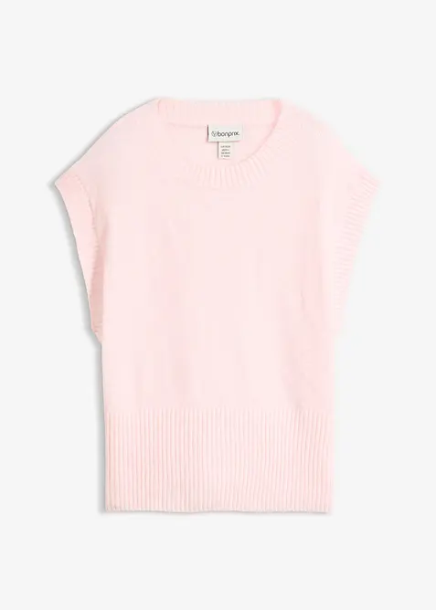 Oversized, strikket vest, bonprix