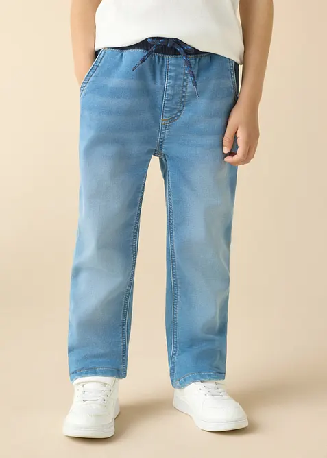 Regular Fit sweat-slip on-jeans, Straight, bonprix
