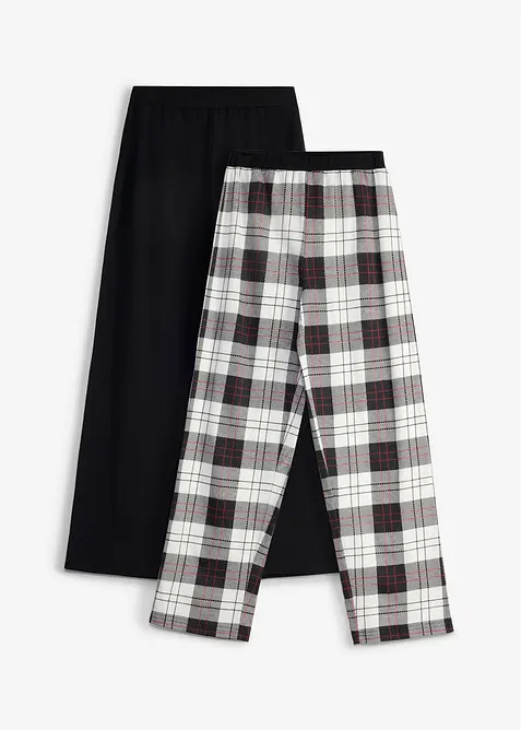 Pyjamasbukse i 100% &oslash;kologisk bomull (2-pack), bonprix