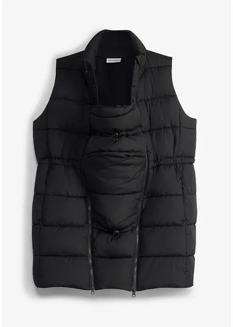 Vannavvisende 3-i-1-mamma-puffervest med b&aelig;reinnfelling (3-delt sett), bonprix