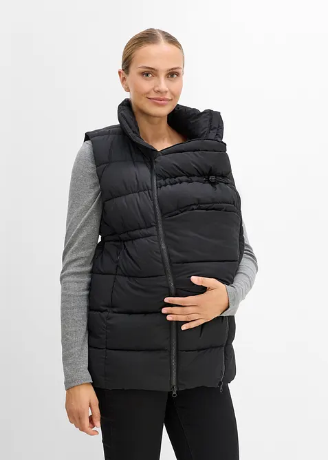 Vannavvisende 3-i-1-mamma-puffervest med b&aelig;reinnfelling (3-delt sett), bonprix