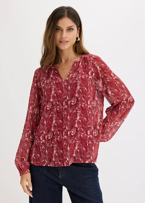Bluse i chiffon, bonprix