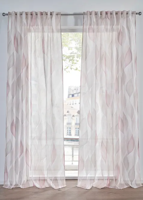 Gardin med resirkulert polyester (1-pack), bonprix