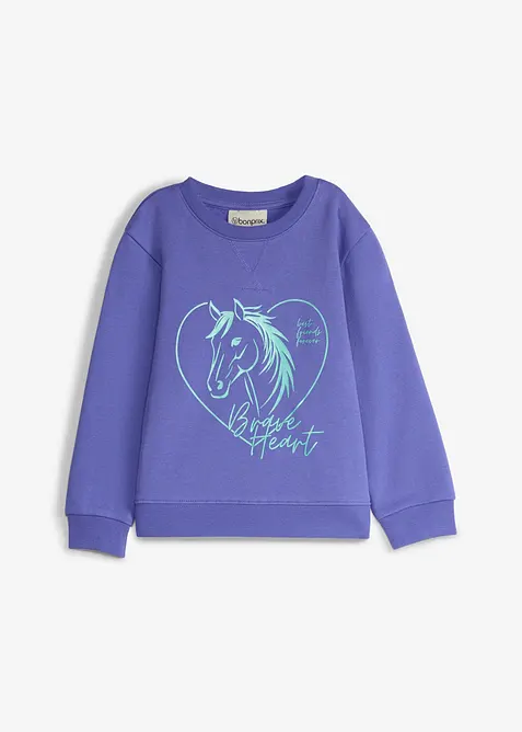 Sweatshirt med &oslash;kologisk bomull, bonprix