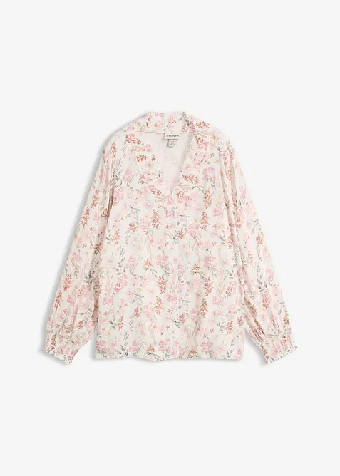 Bluse i viskose med pent fall, bonprix
