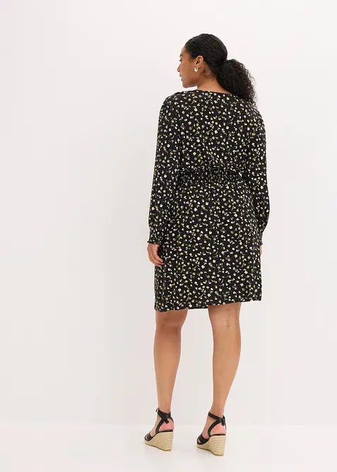 Jerseykjole med rund hals, bonprix