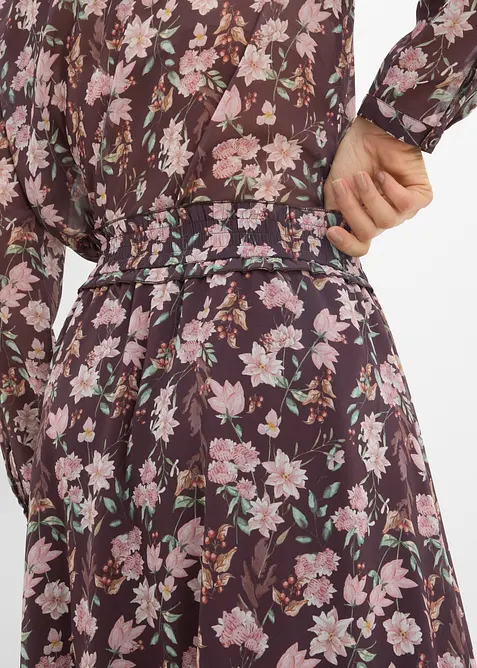 Midiskj&oslash;rt i chiffon, bonprix