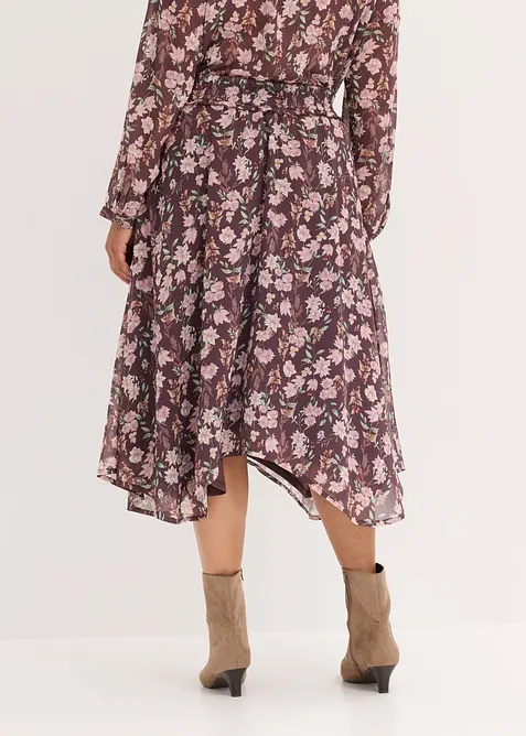 Midiskj&oslash;rt i chiffon, bonprix