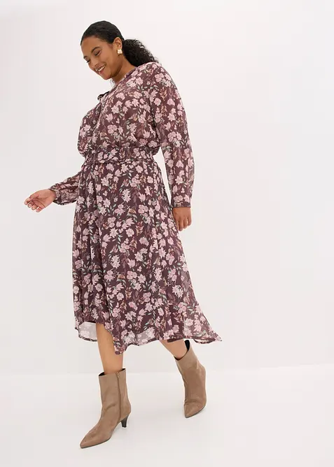 Midiskj&oslash;rt i chiffon, bonprix