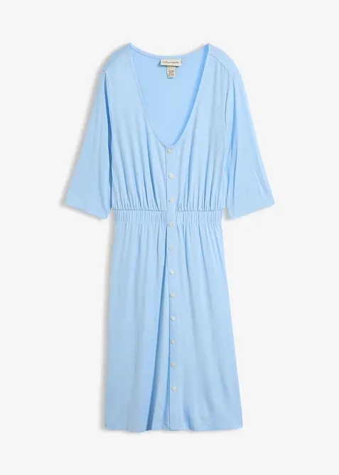 Jerseykjole i elastisk viskosemiks, bonprix