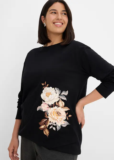 Lang topp i 100% bomull, bonprix