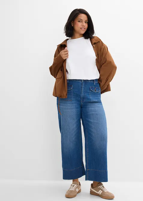 Wide leg-jeans High waist, bonprix