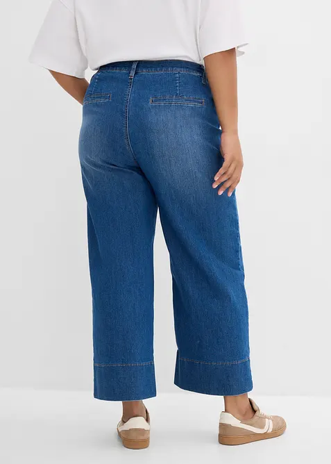 Wide leg-jeans High waist, bonprix