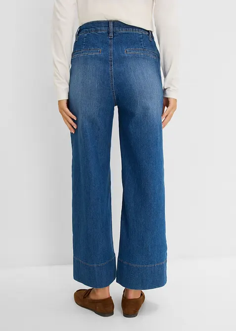 Wide leg-jeans High waist, bonprix
