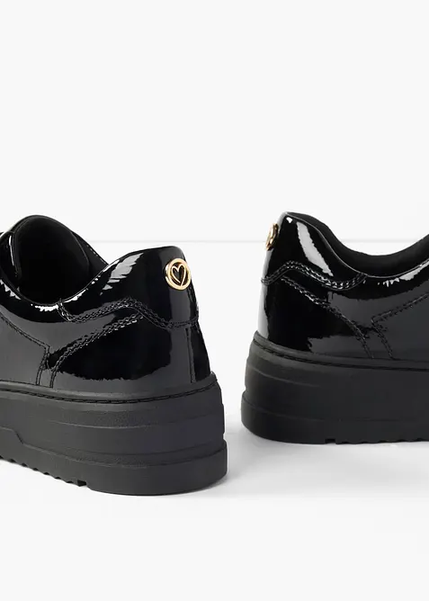 Sneakers i lakkstil fra Marco Tozzi, Marco Tozzi