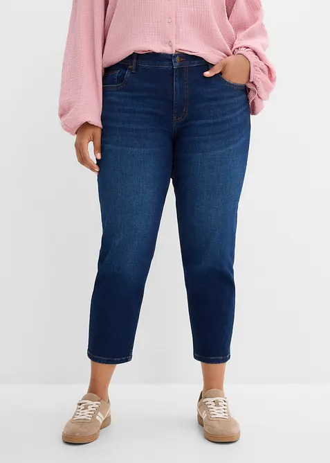 Straight-jeans Mid waist, cropped, bonprix
