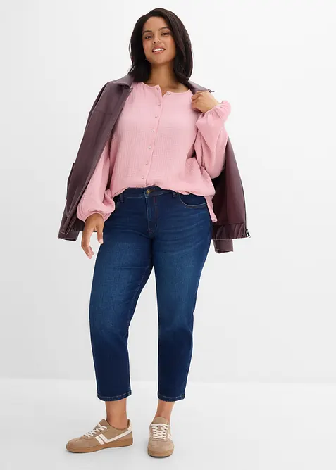 Straight-jeans Mid waist, cropped, bonprix