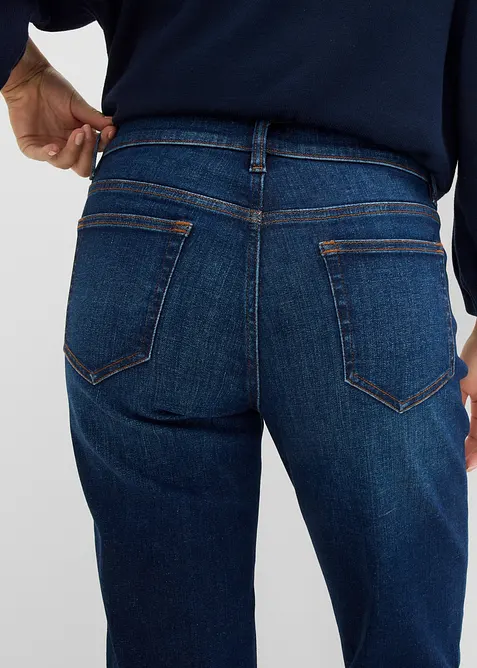 Straight-jeans Mid waist, cropped, bonprix
