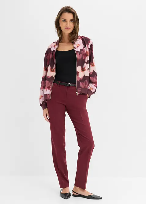 Dressbukse med press, bonprix
