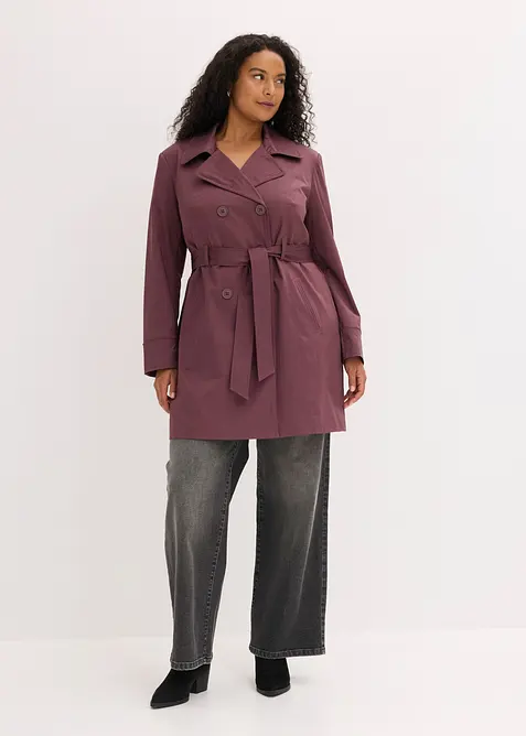 Trenchcoat i bomull, bonprix