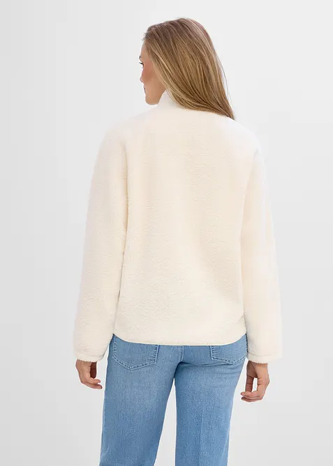 Mamma- og b&aelig;rejakke i teddyfleece, bonprix