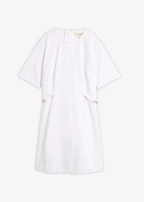 Jeanskjole av bomull med stretch, bonprix