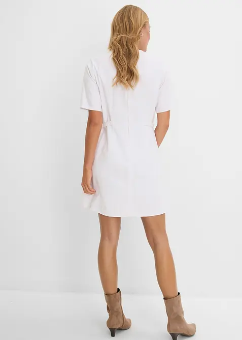Jeanskjole av bomull med stretch, bonprix