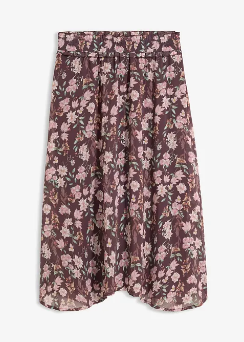 Midiskj&oslash;rt i chiffon, bonprix