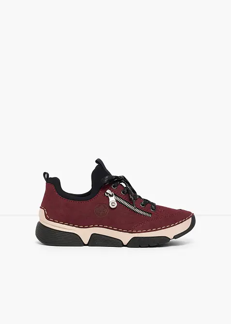 Komfortable sneakers med polstret inners&aring;le fra Rieker, Rieker